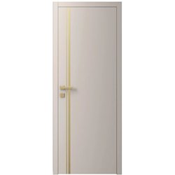Двері міжкімнатні Ваші Двері Charm 5 NCS S 2002-Y50R золотий молдинг
