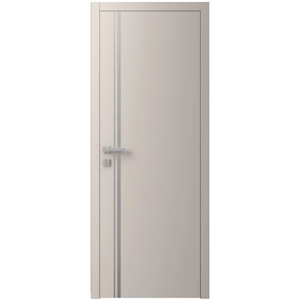 Двері міжкімнатні Ваші Двері Charm 5 NCS S 2002-Y50R сірий молдинг 