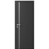 Двері міжкімнатні Ваші Двері Charm 5 Графіт сірий молдинг 
