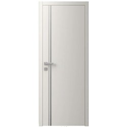 Двері міжкімнатні Ваші Двері Charm 5 Крем сірий молдинг 