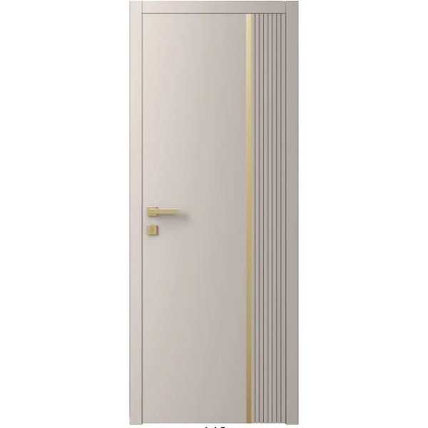 Двері міжкімнатні Ваші Двері Charm 7 NCS S 2002-Y50R золотий молдинг