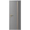 Двері міжкімнатні Ваші Двері Charm 7 RAL 7004 золотий молдинг 