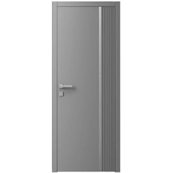 Двері міжкімнатні Ваші Двері Charm 7 RAL 7004 сірий молдинг  