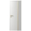 Двері міжкімнатні Ваші Двері Charm 7 Білий шовк золотий молдинг