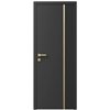 Двері міжкімнатні Ваші Двері Charm 7 Графіт золотий молдинг