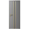 Двері міжкімнатні Ваші Двері Charm 8 RAL 7004 золотий молдинг 