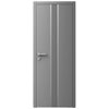 Двері міжкімнатні Ваші Двері Charm 8 RAL 7004 сірий молдинг 