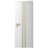 Двері міжкімнатні Ваші Двері Charm 8 Білий золотий молдинг