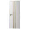 Двері міжкімнатні Ваші Двері Charm 8 Білий шовк золотий молдинг