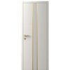 Двері міжкімнатні Ваші Двері Charm 8 Крем золотий молдинг 
