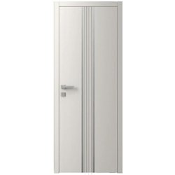 Двері міжкімнатні Ваші Двері Charm 8 Крем сірий молдинг  