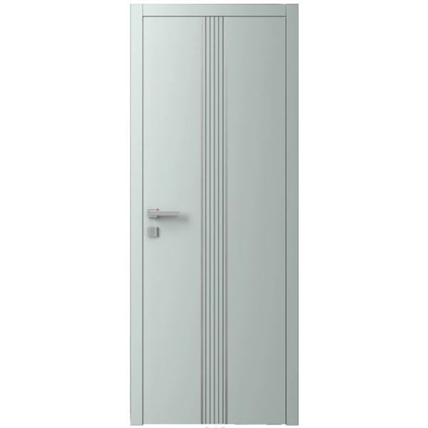 Двері міжкімнатні Ваші Двері Charm 9 NCS S 2002-B50G сірий молдинг  