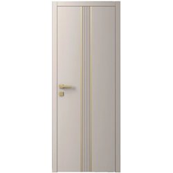 Двері міжкімнатні Ваші Двері Charm 9 NCS S 2002-Y50R золотий молдинг 