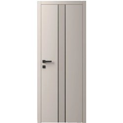 Двері міжкімнатні Ваші Двері Charm 9 NCS S 2002-Y50R  чорним молдингом