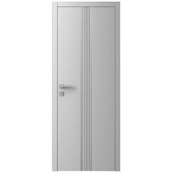 Двері міжкімнатні Ваші Двері Charm 9 RAL 7047  сірий молдинг  