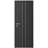 Двері міжкімнатні Ваші Двері Charm 9 Графіт сірий молдинг   