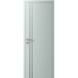 Двері міжкімнатні Ваші Двері Charm 4 NCS S 2002-B50G чорним молдингом