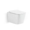 DLI30401111W Linea Підвісний безобідковий унітаз з кришкою soft-close та Vortex Flush, білий (1 сорт)