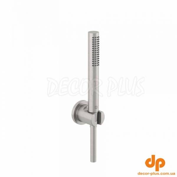 Душовий набір 1S Nova Fonte Puristic нікель брашований 20850N5-15 Kludi