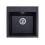 Кухонна мийка BODRUM 510 black shine