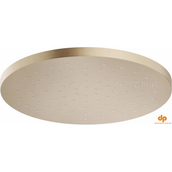 Верхній душ AD139-142CGP Miele Spazzolato PVD Nobili