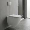 DUN0930111W Unda Унітаз підвісний 495x360x390mm з кришкою soft-close, Vortex Flush, білий глянець (1 сорт)