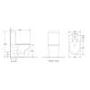 DFL0460211W Flow Компакт 630x390x840 mm з кришкою soft-close, Vortex Flush, білий глянець (1 сорт)