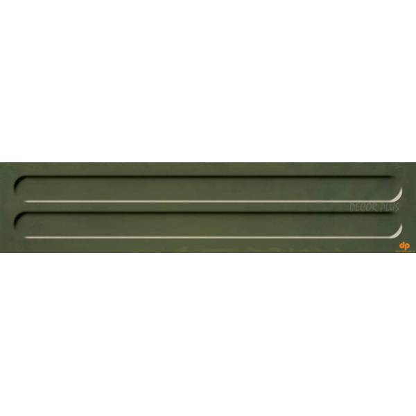 Плитка стінова Monpelli Olive Cegielka C STR Блиск 65x298 Paradyz