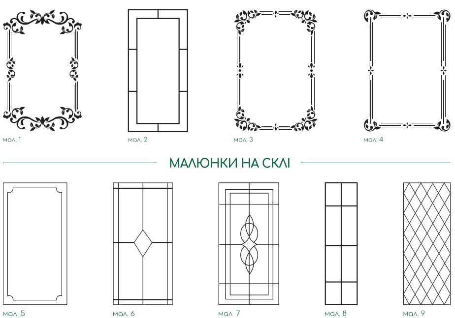 Двері НСД Малюнок на склі