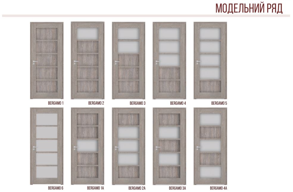 Двері EcoDoors колекція Eco-Bergamo