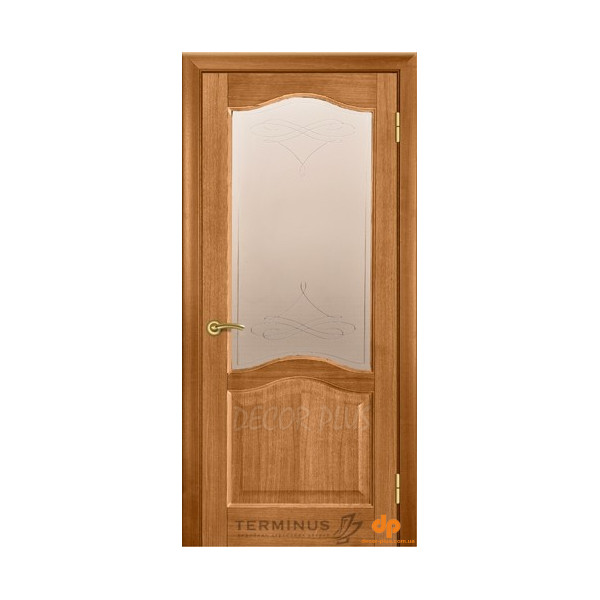 Дверь шпон Терминус Верона-3 темный дуб ПО