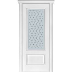 Міжкімнатні двері Terminus Каро 52 ясен білий емаль ПЗ-21