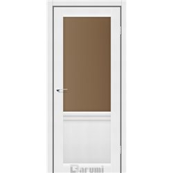 Межкомнатные двери  GALANT GL-01 белый текстурный BR
