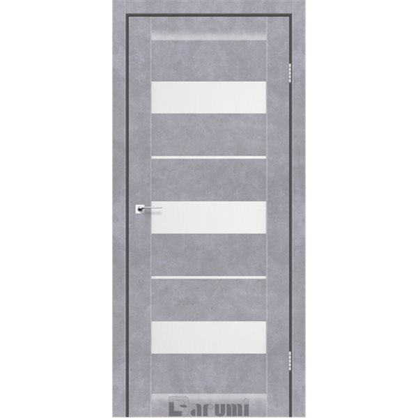 Міжкімнатні двері  MARSEL сірий бетон сатин