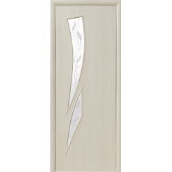 Міжкімнатні двері Новый Стиль Камія дуб перловий з рис Р3 ПЗ