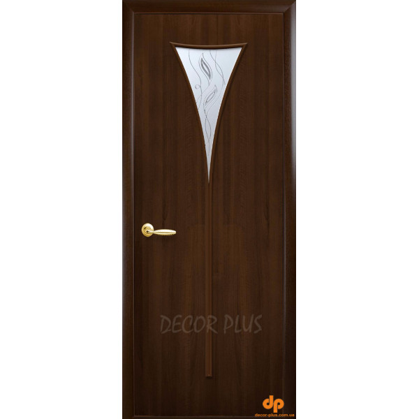 Двери Новый стиль колекция Модерн Бора орех premium с рис р3 ПО
