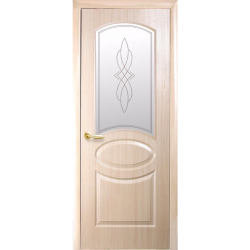 Міжкімнатні двері Новый Стиль Овал ясен з рис ПЗ