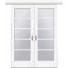 Розсувні двері Муза білий мат