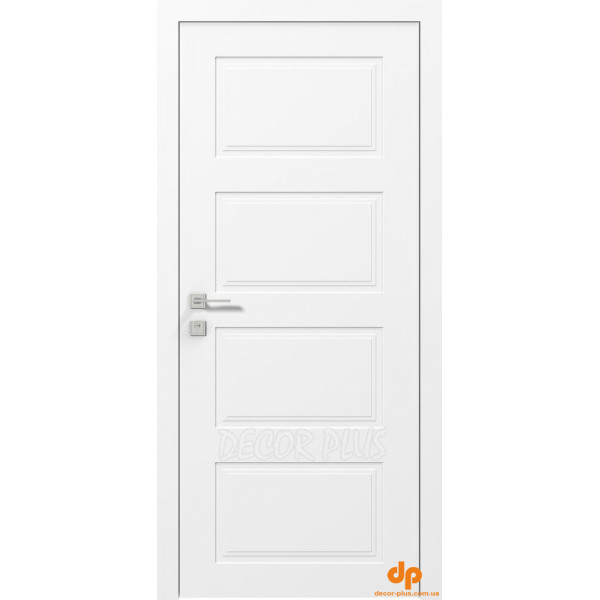Міжкімнатні двері Rodos Dolce білий мат ПГ