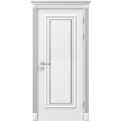 Міжкімнатні двері Rodos ASTI білий мат із патиною ПГ