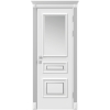 Міжкімнатні двері Rodos Rossi білий мат з патиною ПЗ