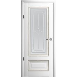 Міжкімнатні двері Albero Версаль-1 вініл білий ПЗ