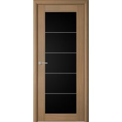 Міжкімнатні двері Albero Сан-Ремо-5 бурштиновий кипарис Симфонія чорний