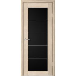 Міжкімнатні двері Albero Сан-Ремо-5 модрина Мокко Симфонія чорний