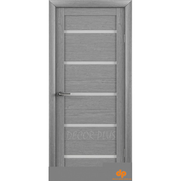Двері Albero Флора сірий сатин