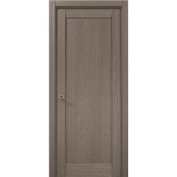 Межкомнатные двери Папа Карло ML-00F дуб серый