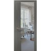 Межкомнатные двери Папа Карло PL-13 бетон серый зеркало
