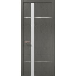 Межкомнатные двери Папа Карло PLATO-10 бетон серый