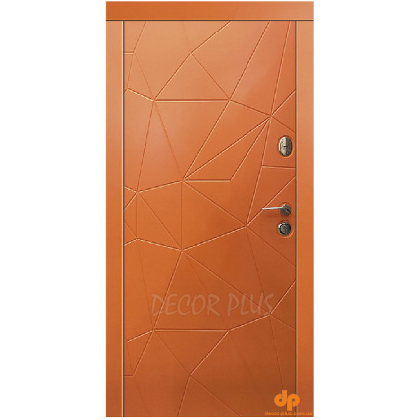Двері вхідні Портала Комфорт Тейде помаранчевий
