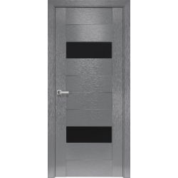 Межкомнатные двери Новый Стиль Женева BLK Х серый